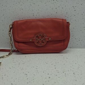 Tory Burch Red Leather Crossbody Bag SOLD**